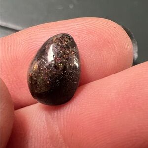 Elegant Boulder Opal Teardrop Loose Gemstone